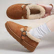 Ilona | Women's Ankle Slip-On Fur-Trim Warm Winter Boots