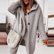 Hooded Cardigan Women, Longline Knit Button-Front Relaxed Fit