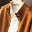 Ebba | Women's Knit Collared Button-Up Cardigan