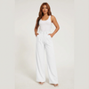 Wide Leg Trousers Women High Waist Tailored Elegant