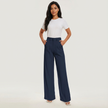 Wide Leg Trousers Women High Waist Tailored Elegant