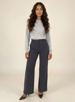 Straight Leg Trousers Women High Waist Tailored