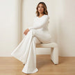 Flared Trousers Women High Waist Tailored Flattering
