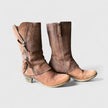 FJØRNA women's orthopedic boots with classic arch support, showcasing durable leather exterior and sturdy sole for comfort and stability.
