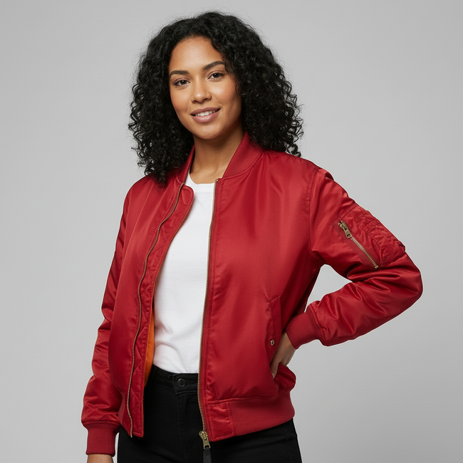 Camilla | Zip-Up Bomber Jacket for Women