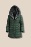 Danique | Women's Longline Hooded Fleece-Lined Winter Puffer Coat