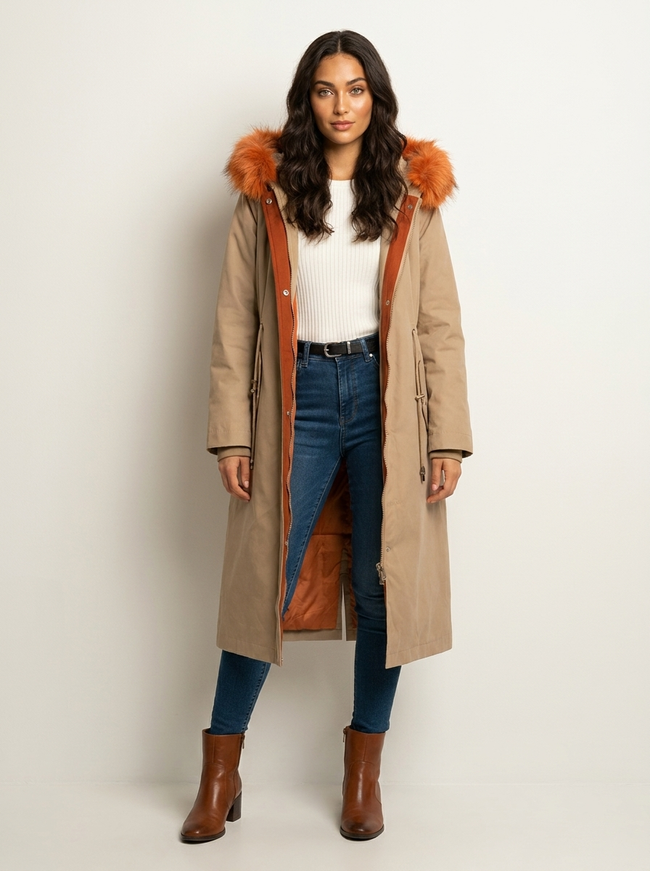 Tamara | Long Trench Coat for Women