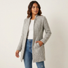 Longline Blazer Coat Women Tailored Structured