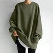 Longline Oversized Knit Sweater Women Relaxed Fit