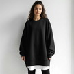 Longline Oversized Knit Sweater Women Relaxed Fit