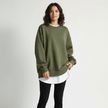 Longline Oversized Knit Sweater Women Relaxed Fit