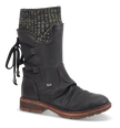 Hillevi | Women's Knit-Cuff Low-Heel Warm Winter Boots