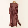Long Cardigan Women Lightweight Open Front Relaxed Fit