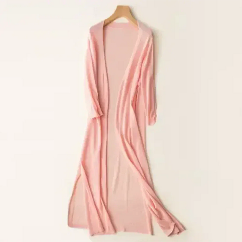 Long Cardigan Women Lightweight Open Front Relaxed Fit