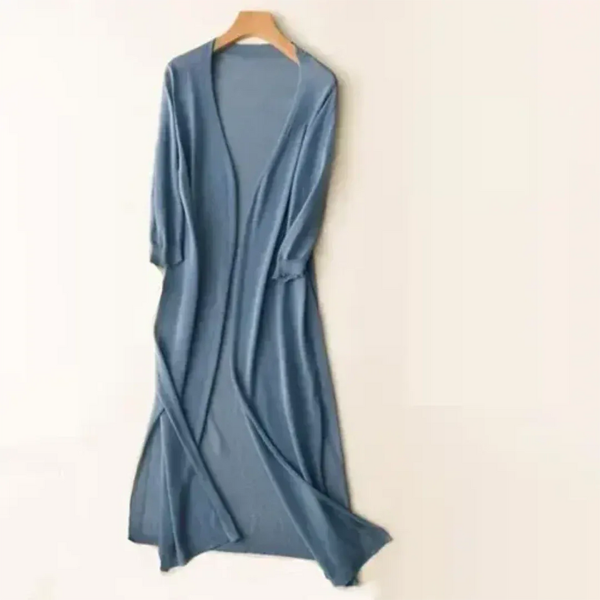 Long Cardigan Women Lightweight Open Front Relaxed Fit