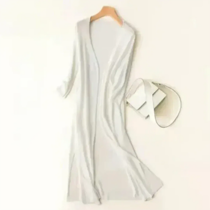 Long Cardigan Women Lightweight Open Front Relaxed Fit
