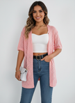 Lightweight Knit Cardigan Women Open Front Relaxed Fit