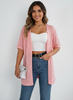 Lightweight Knit Cardigan Women Open Front Relaxed Fit