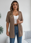 Lightweight Knit Cardigan Women Open Front Relaxed Fit
