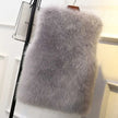 Faux Fur Gilet Women Sleeveless Textured Vest