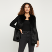 Faux Fur Gilet Women Sleeveless Textured Vest
