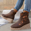 Georgia | Women's Wedge Boots with Comfortable Casual Everyday Walking