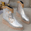 Georgia | Women's Wedge Boots with Comfortable Casual Everyday Walking