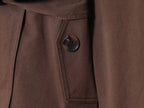 Wrap Jacket Women Tie Belt Lapel Collar Hip Length