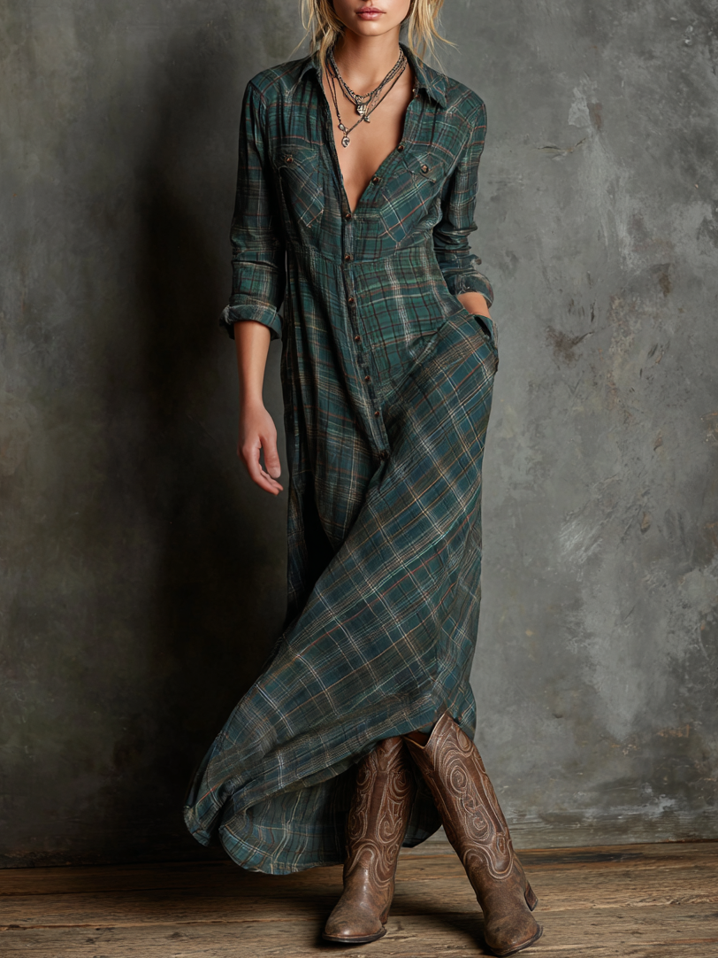 FJØRNA women's maxi dress featuring a flowing silhouette, sleeveless design, and elegant style perfect for casual or formal wear.