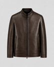 Jack | Zip-Up Faux Leather Jacket for Men