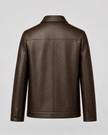 Alexander | Zip-Up Faux Leather Jacket for Men