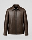 Alexander | Zip-Up Faux Leather Jacket for Men