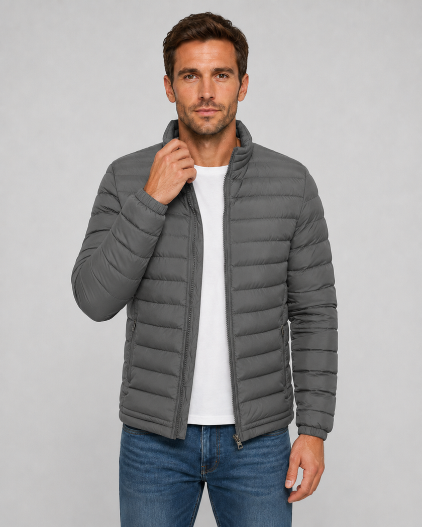 Lucas | Stand Collar Puffer Jacket for Men