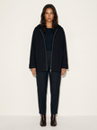 Hooded Jacket Women Minimalist Zip-Up Lightweight