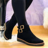 Noor | Women's ’s Ankle Boots with Double Buckle Comfortable Casual