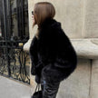 Faux Fur Coat Women Lined Winter