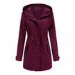 Trench Coat Women Windproof Softshell Belted Relaxed Fit
