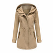 Trench Coat Women Windproof Softshell Belted Relaxed Fit