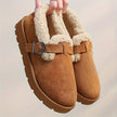 Ilona | Women's Ankle Slip-On Fur-Trim Warm Winter Boots