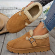 Ilona | Women's Ankle Slip-On Fur-Trim Warm Winter Boots