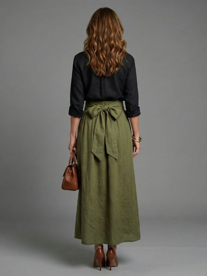 Elegant two-piece women's co-ord set by FJØRNA, featuring a stylish matching top and pants in a chic design.