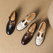 Nadine | Women's Leather Block-Heel Heeled Mary Jane Shoes