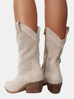 Piper | Women's Perforated Ankle Boots with Comfortable Casual Everyday Walking Lightweight