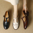 Nadine | Women's Leather Block-Heel Heeled Mary Jane Shoes