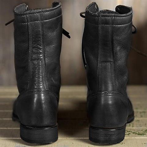 Jette | Women's Lace-Up Leather Combat Boots