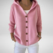 Abigail | Women's Hooded Button Front Cardigan with Cozy Classic for Layering