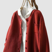 Berlinda | Women's Classic Knit Plaid Turtleneck Cardigan Sweater