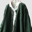 Berlinda | Women's Classic Knit Plaid Turtleneck Cardigan Sweater