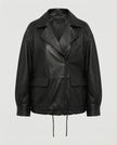 Casual Jacket Women Straight Fit Metal Front Closure