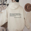 Oversized Hoodie Women Slogan Print Relaxed Fit